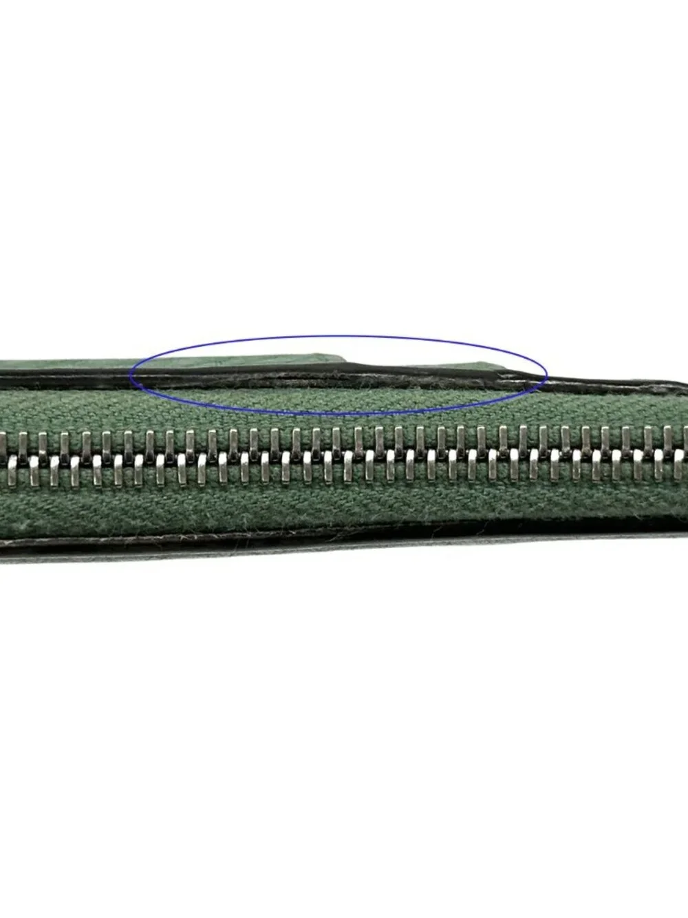 Fendi Wallet Coin Case Leather Fragment Green Card